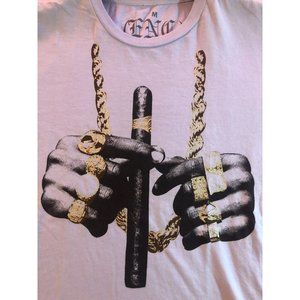 "Emperors New Clothes" Graphic T- Shirt Size M Womens